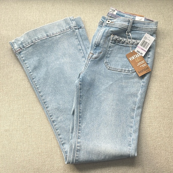 NWT Kensie-The Savannah high rise flare leg with patch pockets.Size 6/28 - Picture 1 of 6
